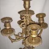 Napoleon III bronze candlesticks