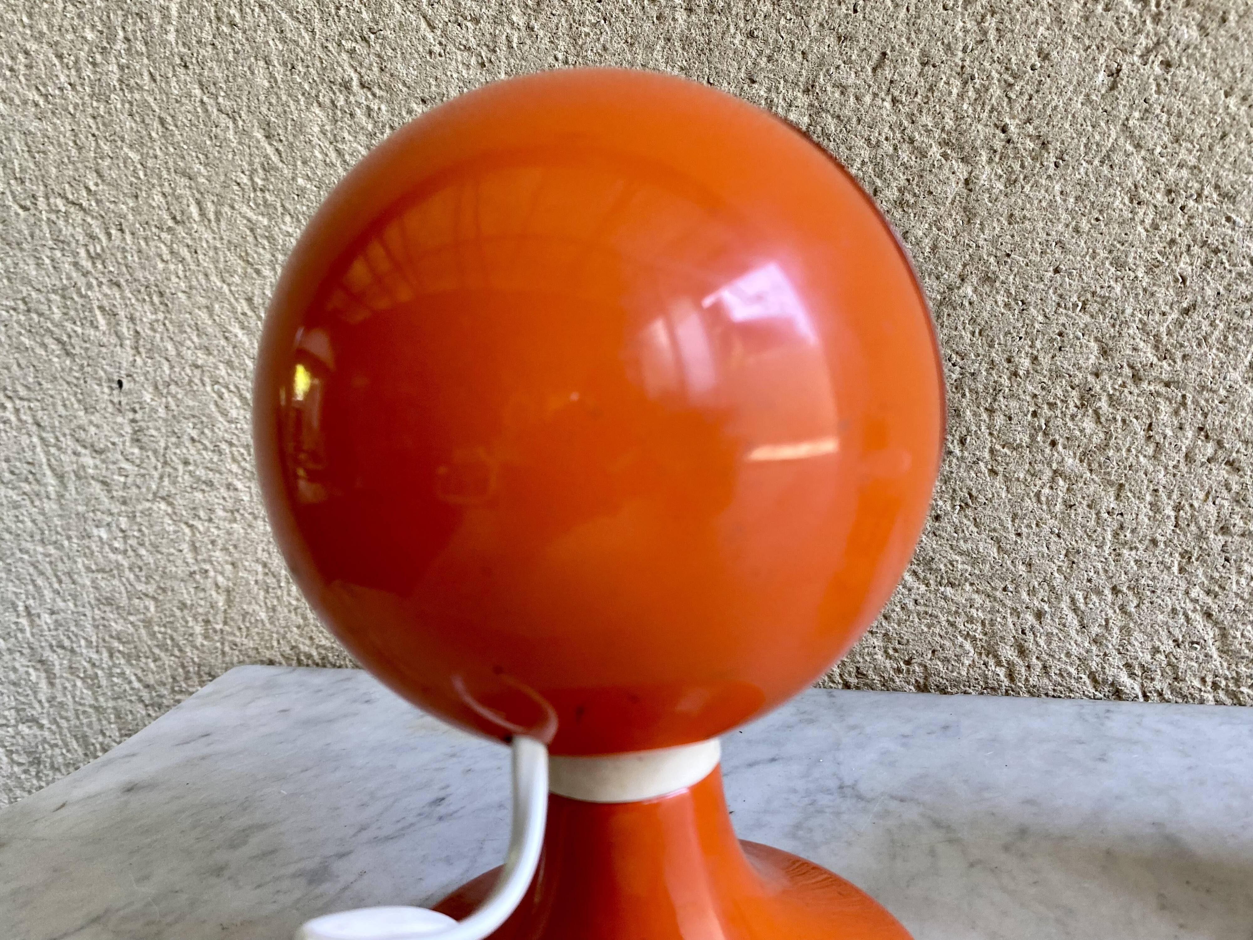 Magnetic eyeball lamp Luci italy vintage design 70s original