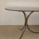 Smoked glass and chrome table circa 1970