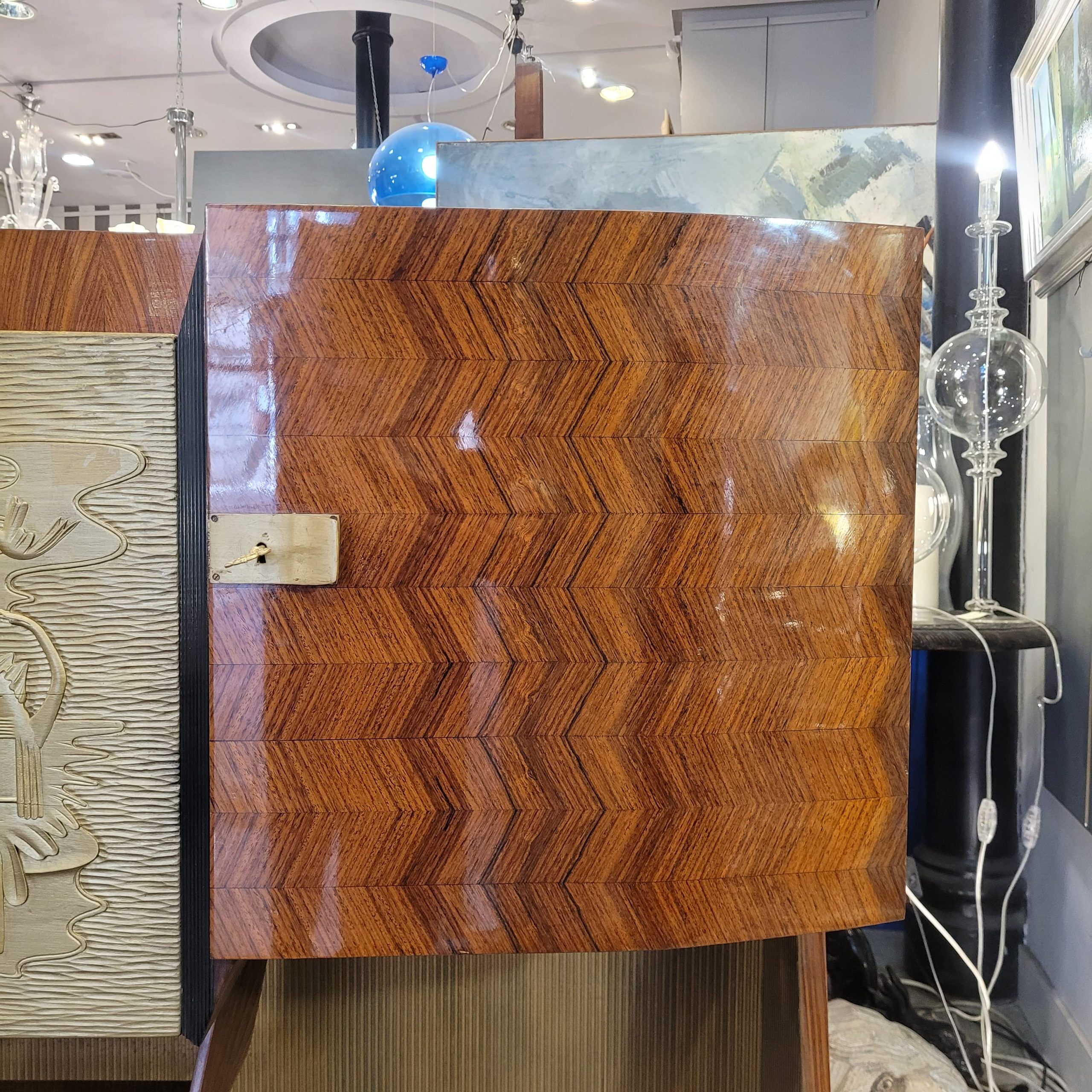 Bar cabinet / buffet, rosewood, Vittorio Dassi for Permanente Mobili di Cantù, Mid-century, 1950s – Italy