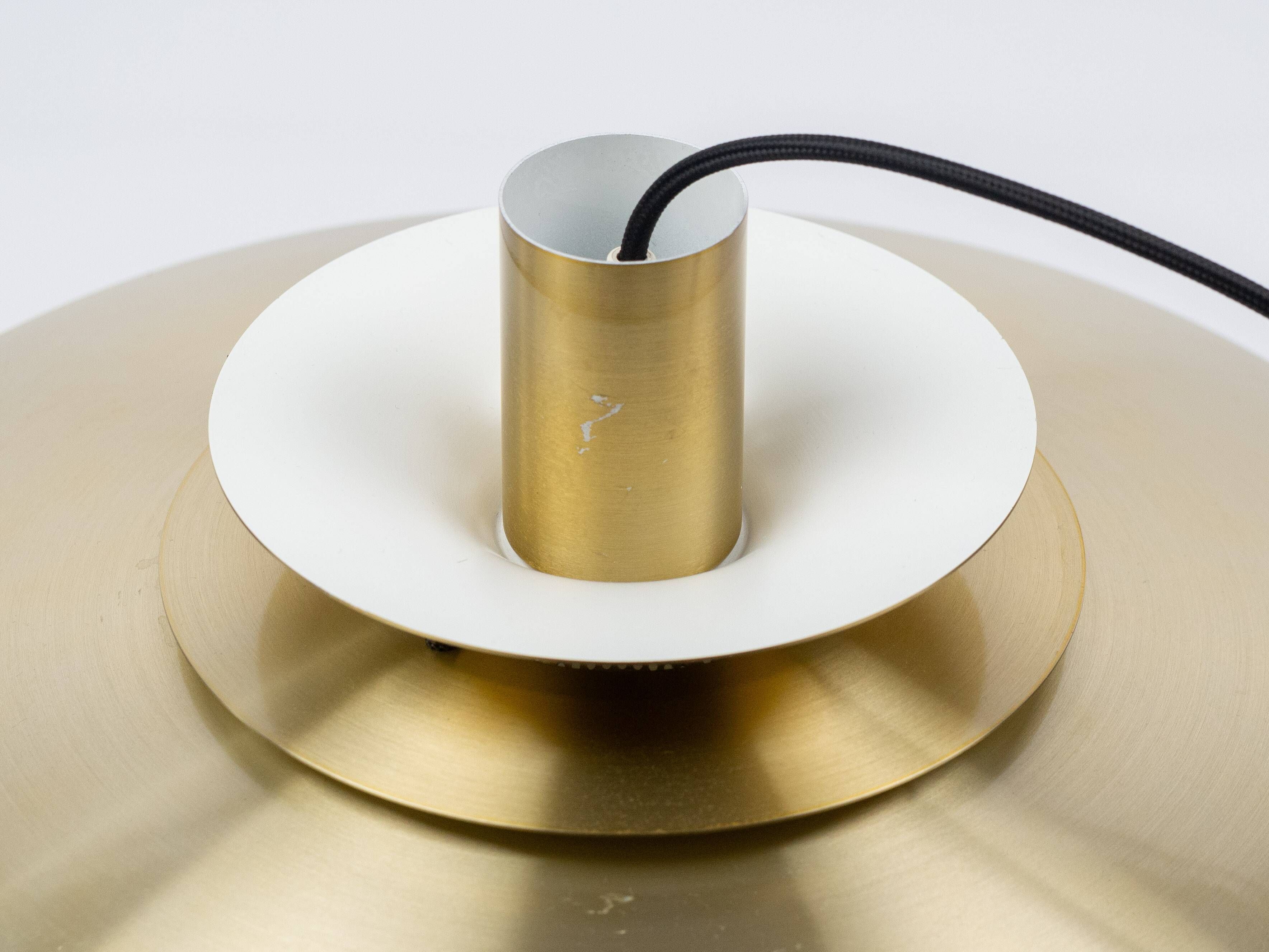 Danish vintage Verona pendant lamp by Kurt Wiborg, Jeka, 1980s