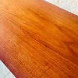 Teak coffee table in Scandinavian style, circa 1960s.