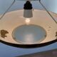 Small brass design UFO pendant - 1940s / Czechoslovakia