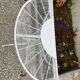 Console table Half-Moon wrought iron