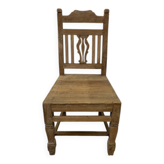 Old wooden country chair