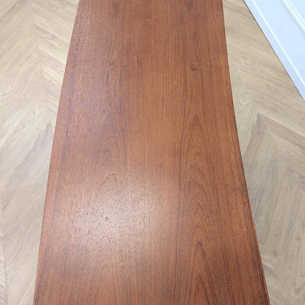 Vintage Scandinavian desk from the 1960s in teak.