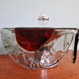 Mazzega Murano glass ceiling light, Italian design, 1960s