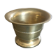 Mortier en bronze doré XVIIIe