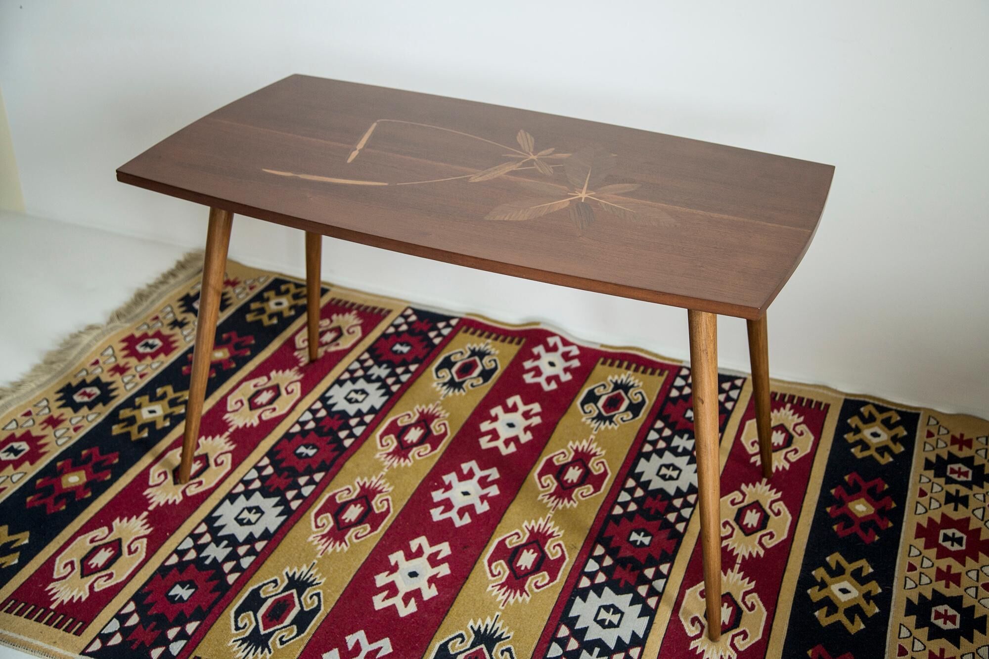 Mid-century Boho Wool Rug, 1960s