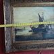 Tableau ancien, marine signée, fin XIXEME