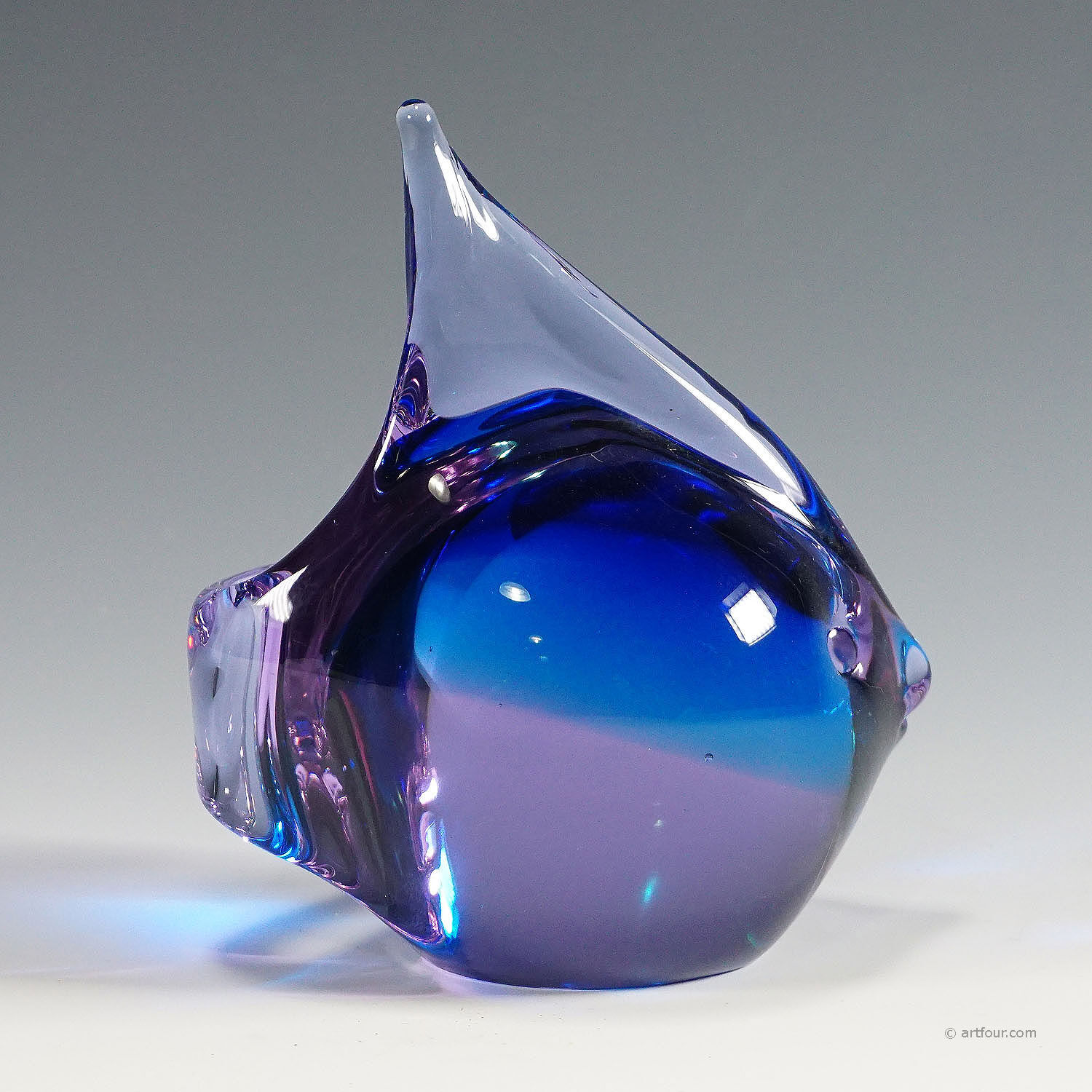 Murano fish sculpture by Livio Seguso for Gral Germany around 1970.