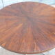 Table ronde vintage en palissandre