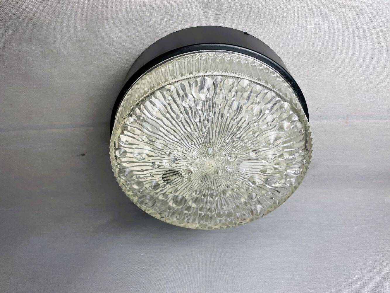 glass  ceiling or wall flush mount lamp by Philips