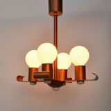 Chandelier type Z-1005/4, Elektrotechniczna Spółdzielnia Inwalidów Rencista, Poland, 1970s