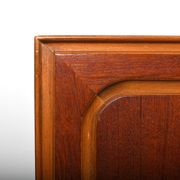 Armoire en teck danois et en bois de bouleau du milieu du siècle