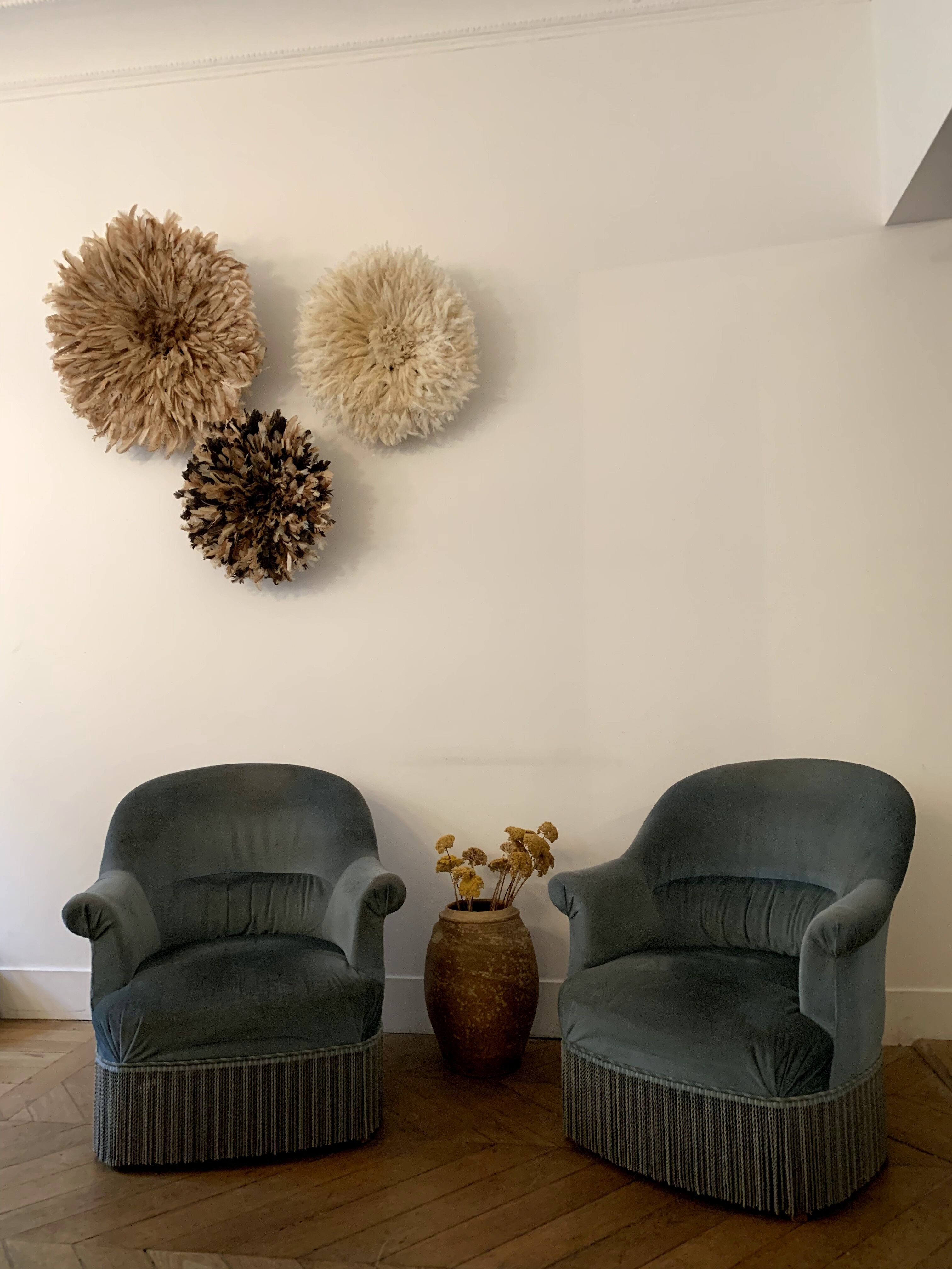 Duo de fauteuils crapauds