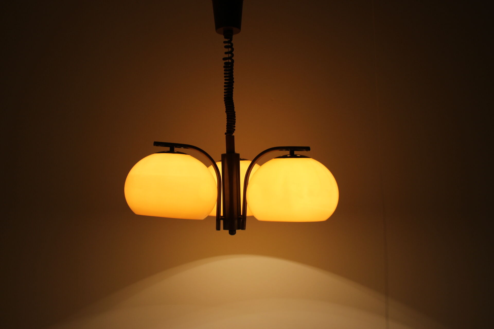 Mid-century adjustable chandelier, 1970's