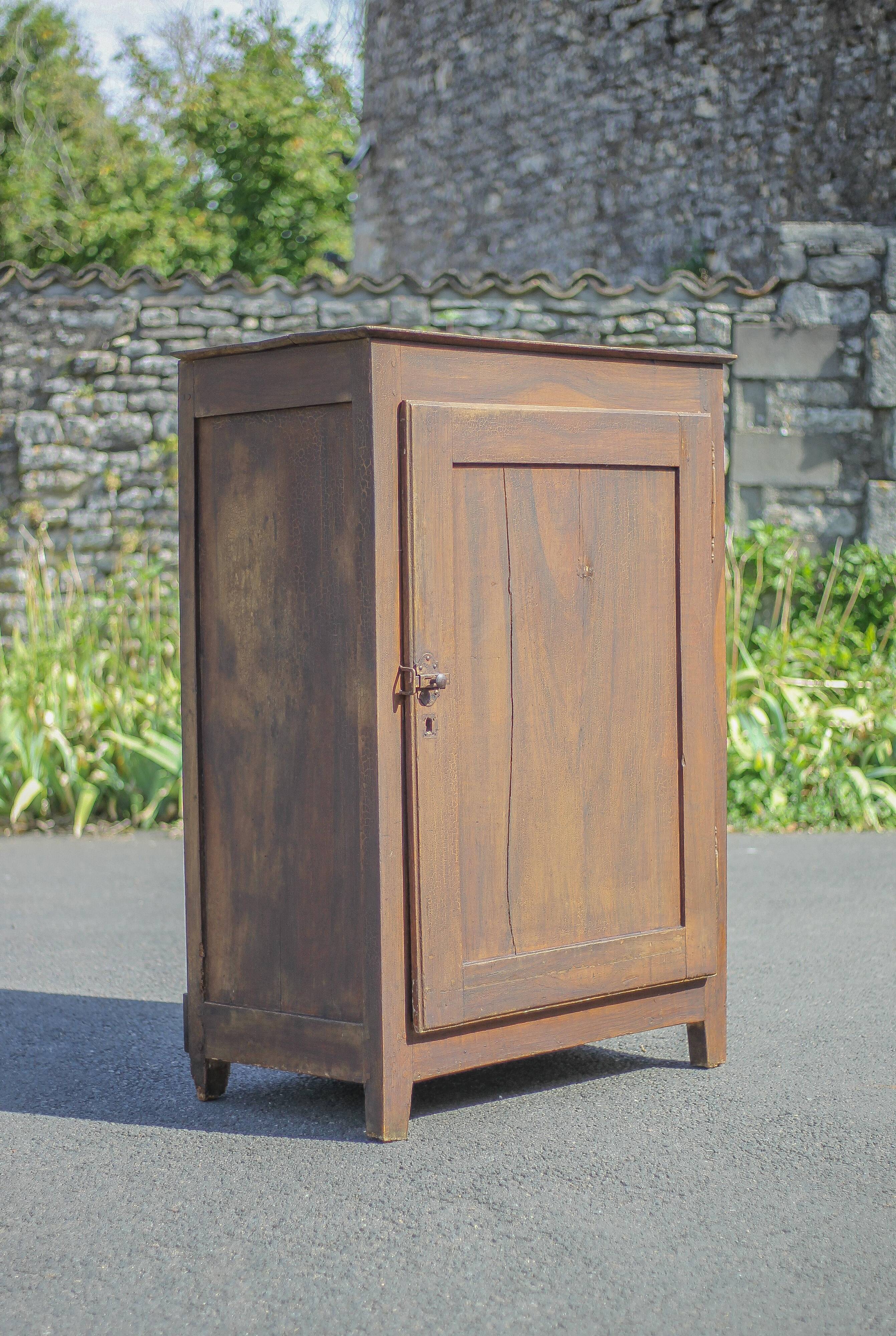 Antique 1-door cabinet, wooden storage cabinet, jam maker, cabinet, small cabinet, interior decor
