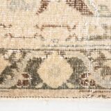 3x12 Brown & Beige Classic Persian Runner Rug, 90x379Cm