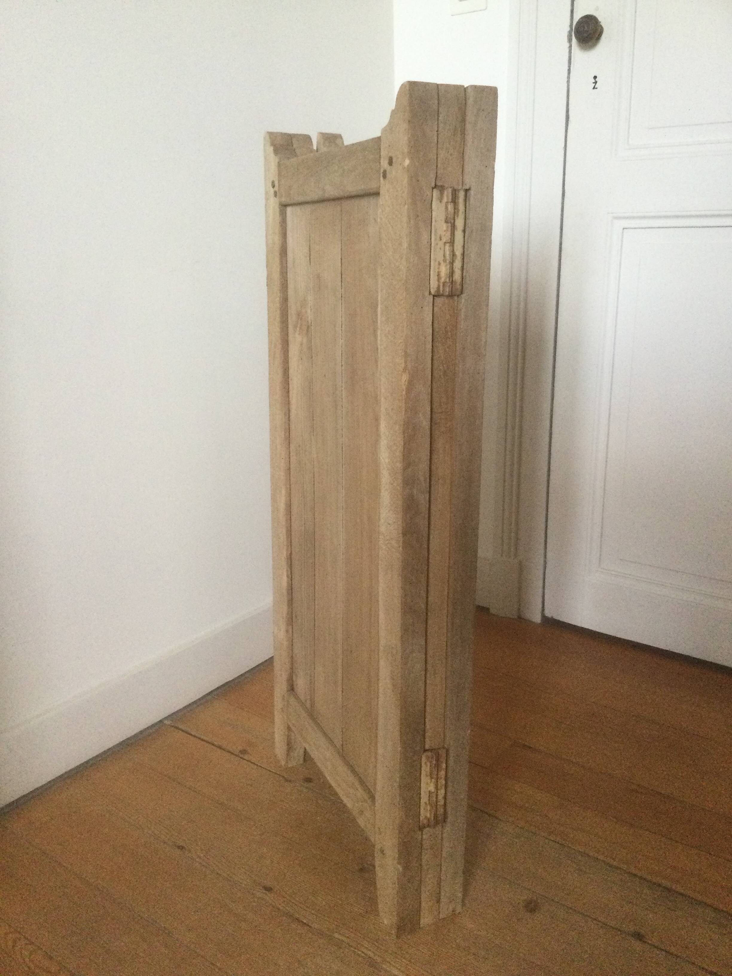 Old wooden screen