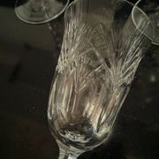 Cut Champagne flutes