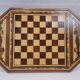 Game of ajedrez, madera tallada, Arts & Crafts, circa 1900 - Inglaterra