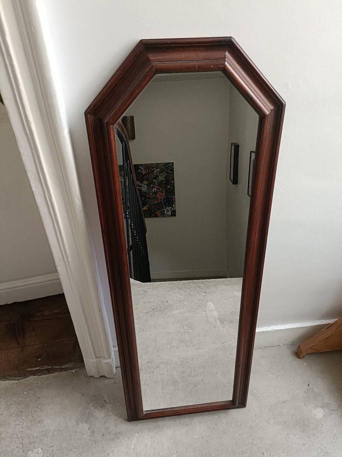 Rectangular vintage mirror