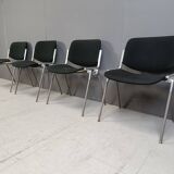 Vintage Dsc 106 Side Chairs By Giancarlo Piretti For Castelli, Set Of 4