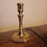 Candle holder in gilded bronze from the Louis XIV period