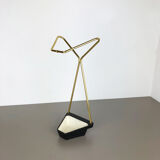 Porte-parapluie en métal laiton moderniste Bauhaus Allemagne années 1950