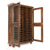 Wooden postal sorting furniture with 80 lockers