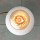 Mid-century Italian Brass & Opaline Table Lamp