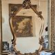 Large gilded rococo mirror