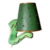 1950s ceramic wall light