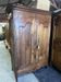 Very beautiful and old carved wooden wardrobe from the 19th century, small size, height 211 cm.