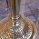 19th Century Bronze Candlestick Lamp Base In Louis XVI Style