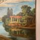 Tableau ancien, paysage, signé, début XX siècle