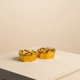 Paire de cendriers en laiton par Holger Bäckström & Bo Ljungberg 70's