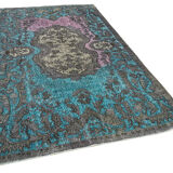 Hand-knotted antique turkish 1970s 163 cm x 280 cm