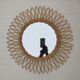 Miroir soleil en rotin 56cm