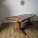 Authentic solid wood monastery table