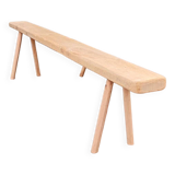 Handcrafted oak bench