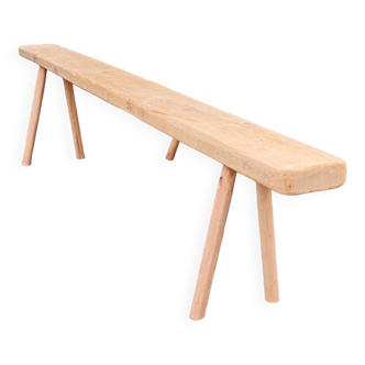 Handcrafted oak bench