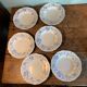 Lot de six assiettes creuses Regout modèle Ortus