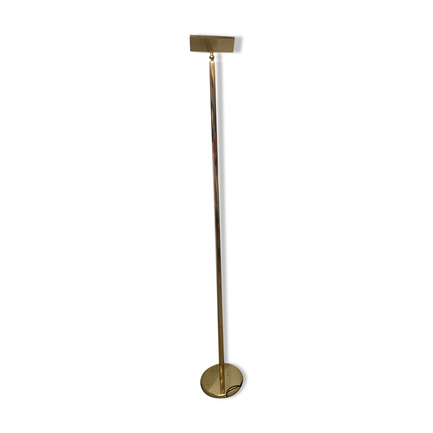 Italian brass floor lamp