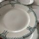 Flat plates in antique St Amand earthenware