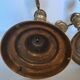 Pair of bronze candlesticks