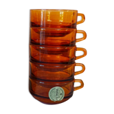 Lot de 5 tasses à café