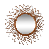 Mirror in rattan - 50cm