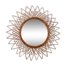 Mirror in rattan - 50cm